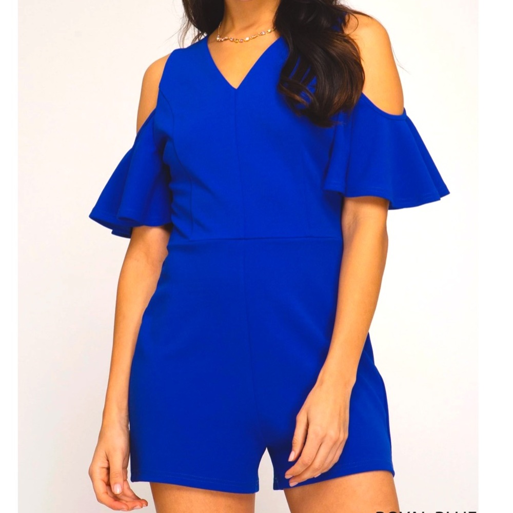 Cobalt blue romper